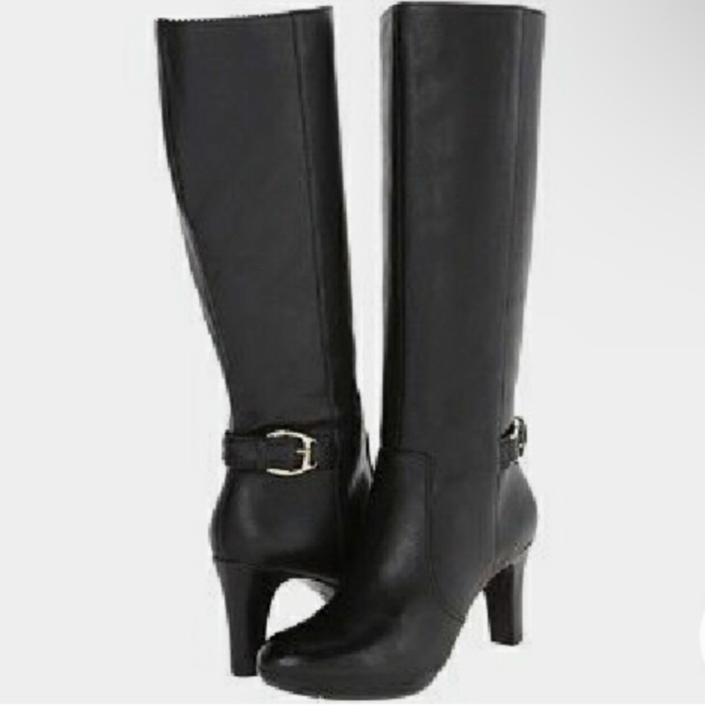 Elegant Black Knee-High Boots